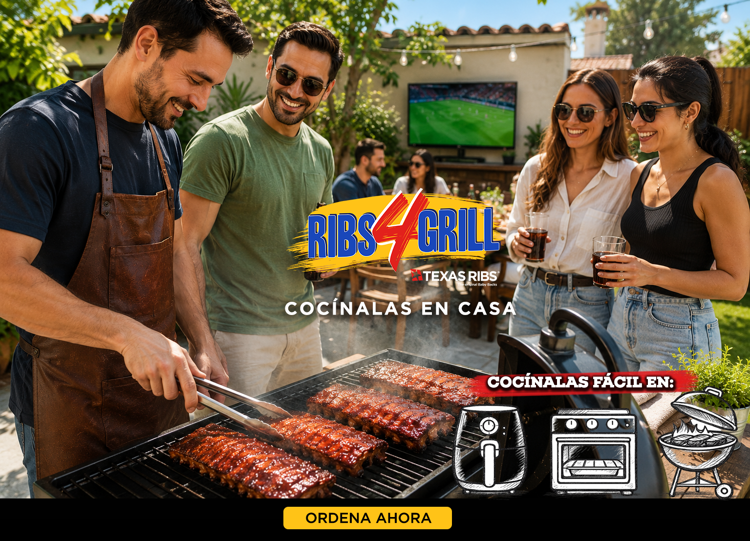 Cocina tus propias costillas — Ribs4Grill